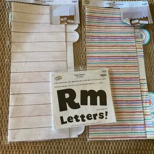 NWOT Bulletin Board awnings and letters